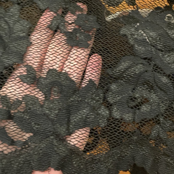 Vintage Victoria Secret Black Lace Top - Picture 2 of 5